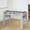 vidaXL Tavolo da Foosball Grigio Cemento 125 x 60,5 x 80 cm