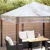 vidaXL Sostituzione Copertura Gazebo Trasparente 300 x 300 x 26 cm PVC