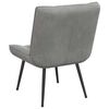 vidaXL Sedia Relax 64x74x84 cm Grigio Chiaro in Velluto