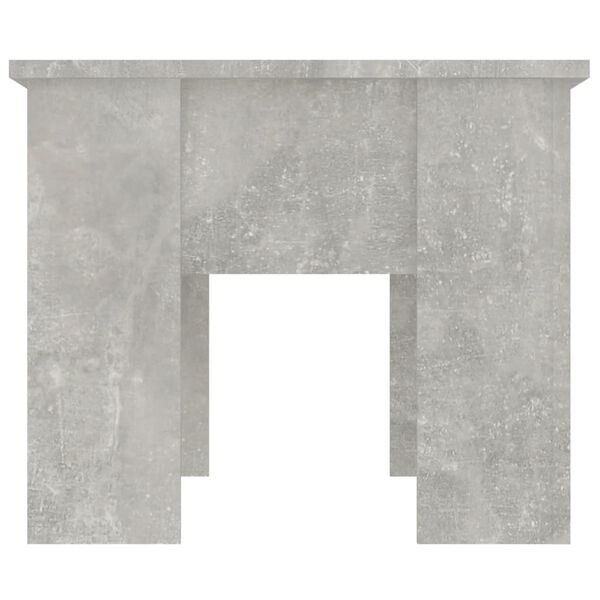 vidaXL Tavolino da Salotto Grigio Cemento 79x49x41cm Legno Multistrato
