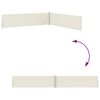 vidaXL Tenda Laterale Retrattile per Patio 170x1200 cm Crema