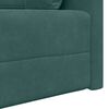 vidaXL Divano-letto da pavimento 200cm Verde Scuro Velluto