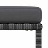 vidaXL Set Divani da Giardino 4 pz con Cuscini in Polyrattan Grigio