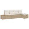 vidaXL Set di divani 5 pz polyrattan
