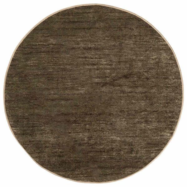 vidaXL Runner Tappeto MARSA Verde Foresta &Oslash; 120 cm Poliestere e PVC