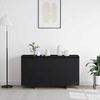 vidaXL Credenza Nero 135 x 41 x 75 cm Legno multistrato