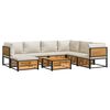 vidaXL Set Divano da Giardino 8pz con Cuscini Legno Massello di Acacia