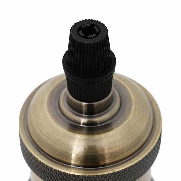 vidaXL Portalampade 2 pz Bronzo E27