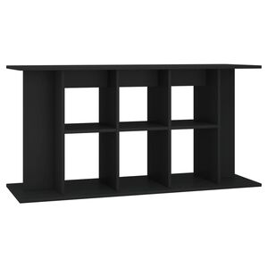vidaXL Supporto per Acquario 120x40x60 cm in Legno Multistrato Nero