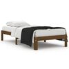 vidaXL Giroletto Ambra in Legno Massello 90x190 cm Single