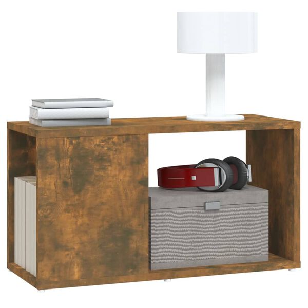 vidaXL Mobile Porta TV Rovere Fumo 60x24x32 cm in Legno Multistrato