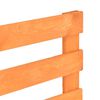 vidaXL Giroletto in Pallet Marrone Legno Massello di Pino 200x200 cm