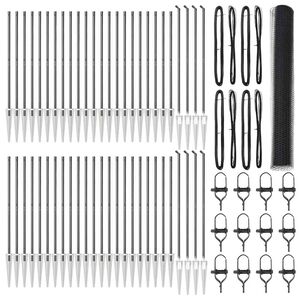 vidaXL Palo della recinzione Grigio