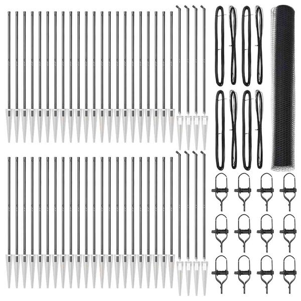 vidaXL Palo della recinzione Grigio 100 x 1,2 m (rete da 25 mm)