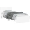 vidaXL Struttura letto con testata Bianco 80 x 200 cm