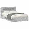 vidaXL Telaio del letto con storage Grigio Cemento 150 x 200 cm