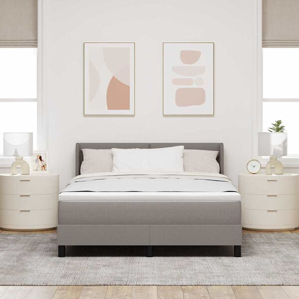 vidaXL Letto a molle con materasso Talpa 200 x 140 cm Poliestere