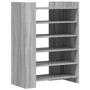 vidaXL Scarpiera Grigio Sonoma 74,5x37,5x100 cm in Legno Multistrato