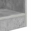 vidaXL Tavolino 2 pcs Grigio cemento 30,5 x 30 x 45 cm