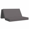 vidaXL Divano Letto Pieghevole 120 x 67 x 45 cm Grigio Chiaro