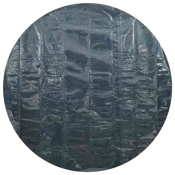 vidaXL Pellicola Galleggiante Solare PE per Piscina 527 cm Nero e Blu