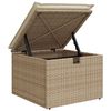 vidaXL Set Divano da Giardino 6 pcs Beige e Crema polyrattan