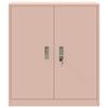 vidaXL Armadio Rosa 80 x 40 x 90 cm Acciaio