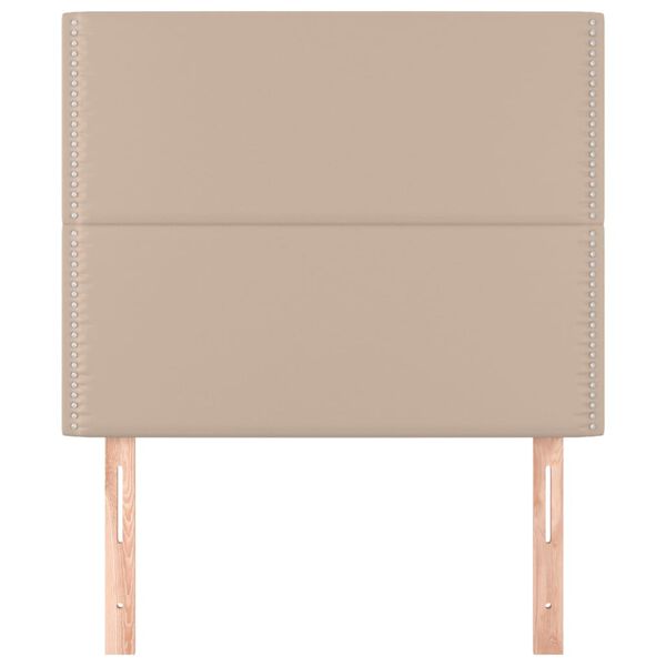 vidaXL Testiera Cappuccino 90x5x118/128 cm in Similpelle