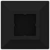 vidaXL Tappi terminali 12 pcs Nero 15 x 15 x 15 mm PP