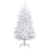 vidaXL Albero di Natale Artificiale Incernierato con Base Bianco 120cm