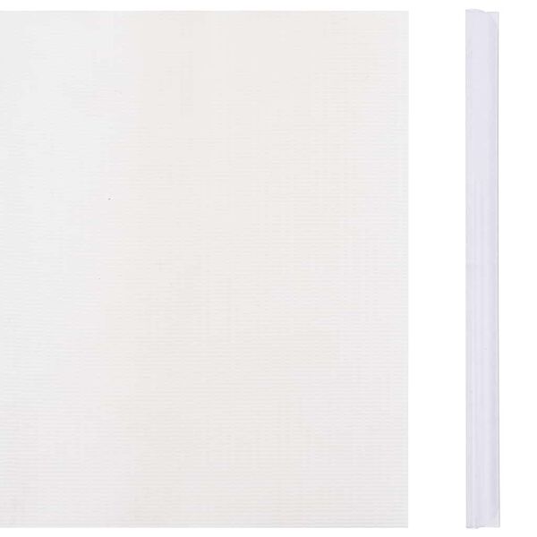 vidaXL Recinzione Frangivento da Giardino PVC 70x0,19 m Bianco