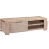 vidaXL Mobile Porta TV in Legno Massello Acacia Spazzolato 140x38x40cm