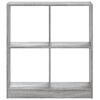 vidaXL Libreria Grigio Sonoma 68,5x32x75 cm in Legno Multistrato