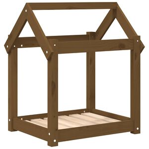vidaXL Cuccia per Cani Ambra 61x50x70 cm in Legno Massello di Pino