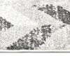 vidaXL Tappeto Grigio e Bianco 80x150 cm in PP
