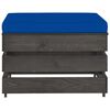vidaXL Set Salotto da Giardino con Cuscini 8pz Legno Impregnato Grigio