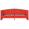 vidaXL Dormeuse USB Rosso Vino in Velluto 90x200 cm