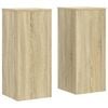 vidaXL Supporti per Piante 2 pz Rovere 30x30x70 cm in Multistrato