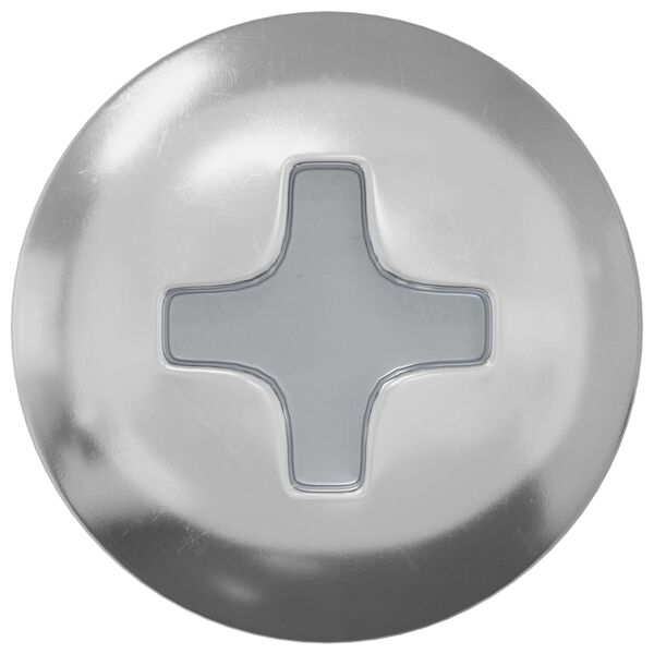 vidaXL Viti in Legno 2 pcs Argento M4 x 20 mm Acciaio