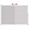 vidaXL Tenda Laterale Retrattile per Patio 220x300 cm Grigia