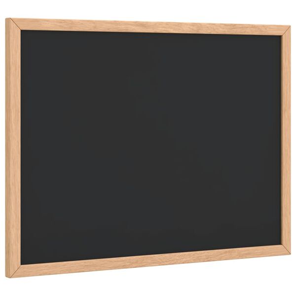 vidaXL Lavagna con Cornice in Legno Massello di Pino Nero 40x30 cm