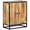 vidaXL Credenza Intagliata a Mano 60x35x75 cm Legno Massello di Mango