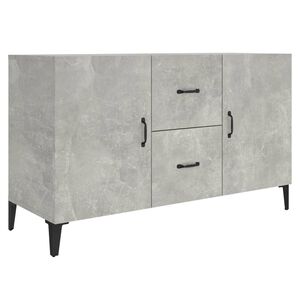 vidaXL Credenza Grigio Cemento 100x36x60 cm in Legno Multistrato