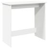 vidaXL Scrivania Bianca 80x40x75 cm in Legno Multistrato