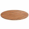 vidaXL Piano Tavolo Rotondo Marrone Chiaro &Oslash;80x1,5 cm Rovere Trattato