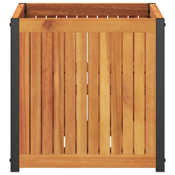 vidaXL Fioriera da Giardino 45x45x44 cm in Legno Massello di Acacia