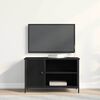 vidaXL Mobile TV Rovere nero 80 x 40 x 50 cm Legno multistrato