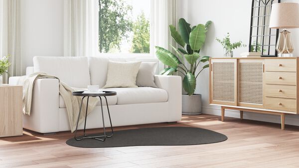 vidaXL Tappeto HUARTE Antracite 120 x 170 cm Poliestere