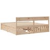 vidaXL Letto senza Materasso 200x200 cm in Legno Massello di Pino