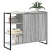 vidaXL Mobile laterale Grigio Sonoma 96.5 x 30 x 75 cm
